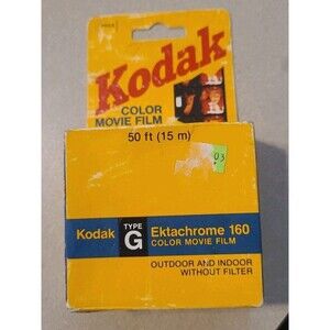 Vintage Kodak Ektachrome 160 Color Movie Film Type G Expired 11/1984 Unopened